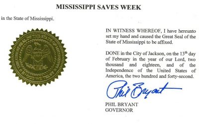 Arkansas and Mississippi Participate in America Saves Week