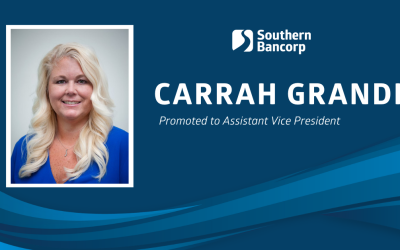 Southern Bancorp’s Carrah Grandi Promoted to Assistant Vice President