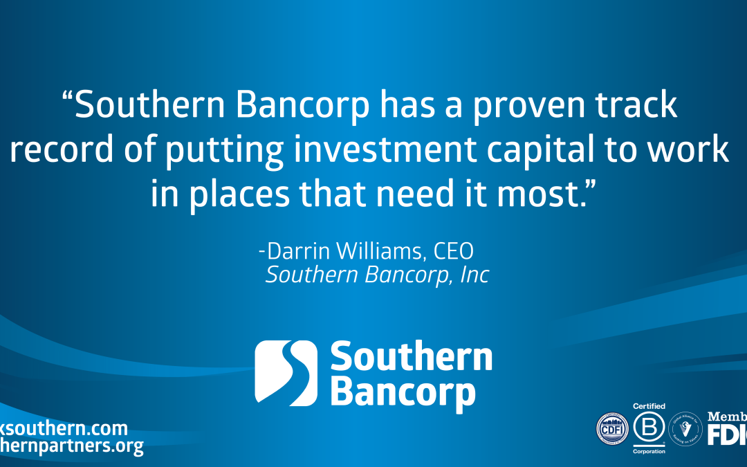 Southern Bancorp receives $45 million New Markets Tax Credit allocation